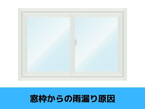 窓枠からの雨漏り原因｜北九州雨漏り専門店㈱トラストホームの画像