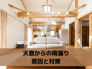天窓からの雨漏り原因と対策｜北九州雨漏り専門店㈱トラストホームのイメージ