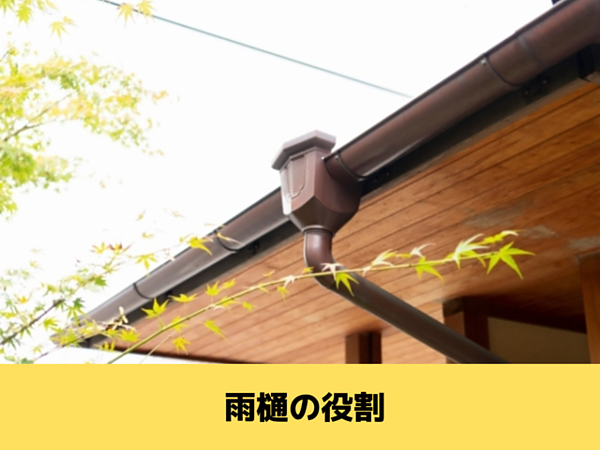 雨樋の役割｜北九州で雨漏り修理なら㈱トラストホームの画像