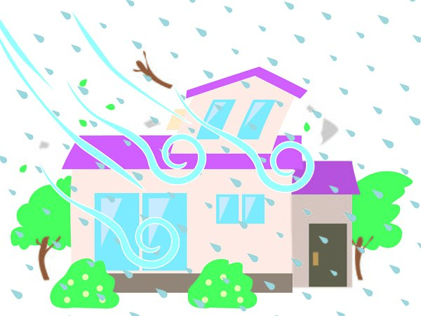 台風で雨漏りが発生した場合の対処法の画像
