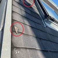 マンション屋根破損！補修作業と塗り替え