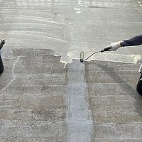 【八幡西区K様邸】屋根付き車庫の防水工事