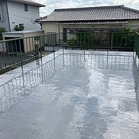 【八幡西区K様邸】屋根付き車庫の防水工事
