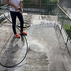 【八幡西区K様邸】屋根付き車庫の防水工事のイメージ